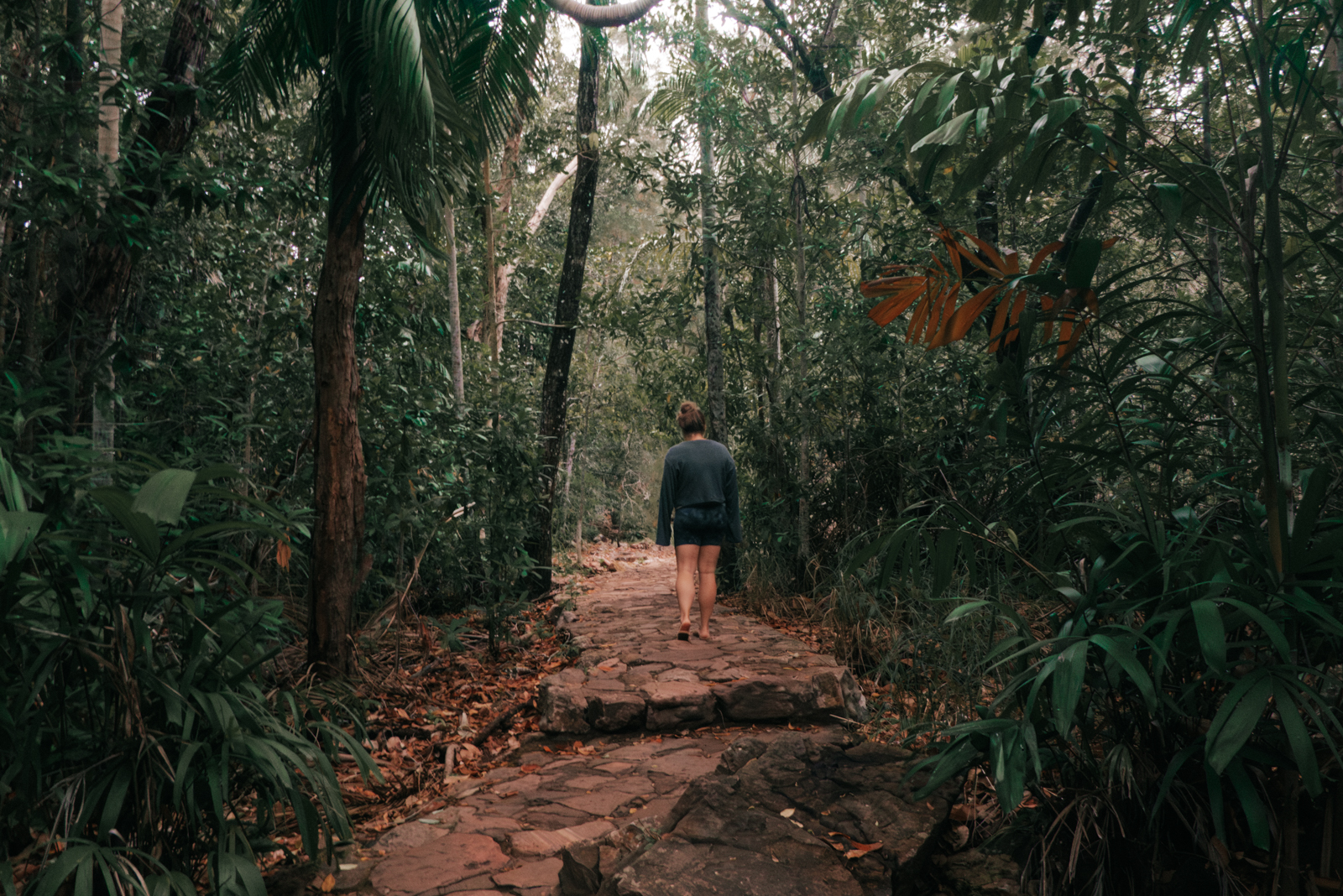 Julia im Litchfield Nationalpark, Northern Territory