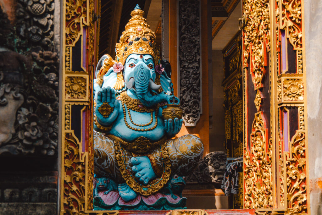 Ganesha in einem Tempel auf Bai