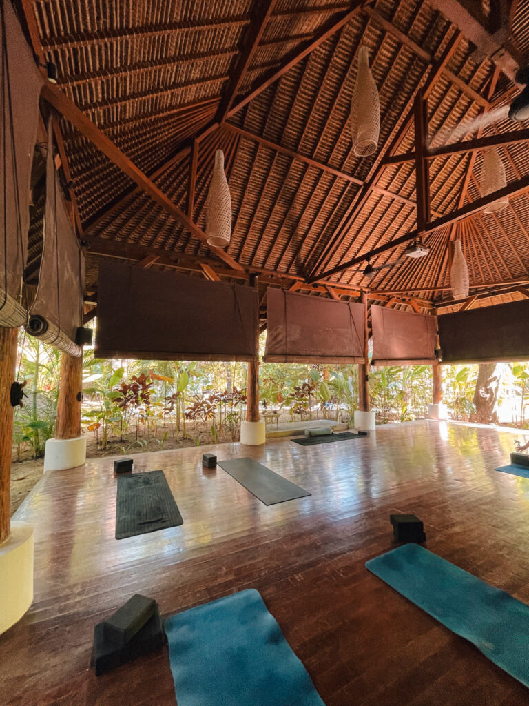 Yogashala im Mana Eco in Kuta