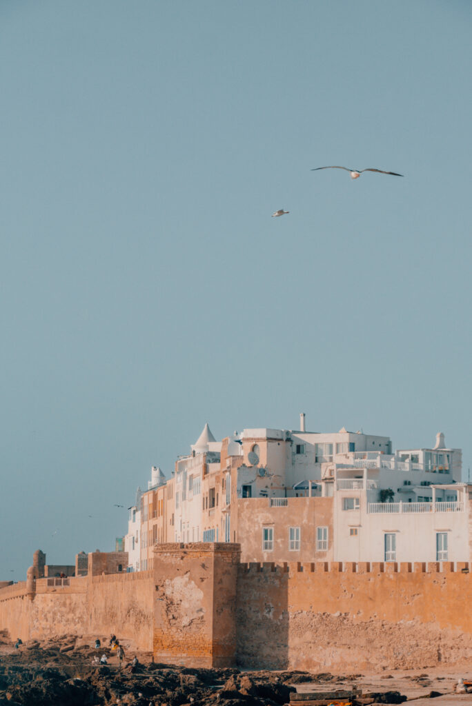 Gebäude in der Stadt Essaouira in Marokko