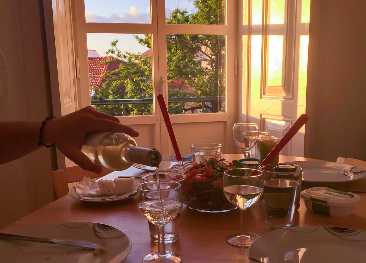 Abendessen mit Aussicht in Lissabon