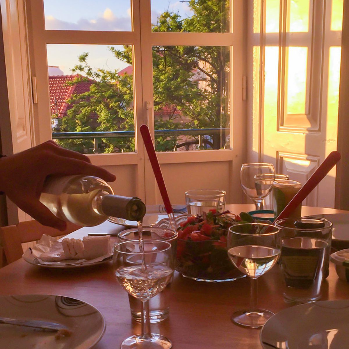 Abendessen mit Aussicht in Lissabon