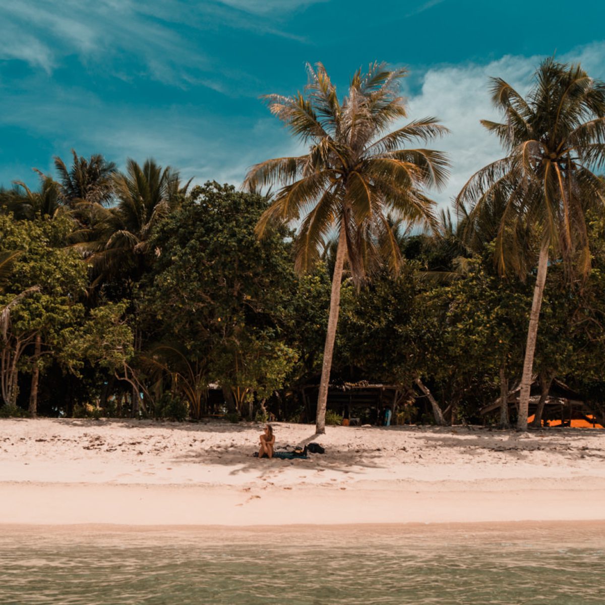 Blick auf den Alegria Beach auf Siargao, Philippinen