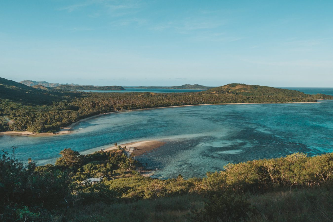 Ausblick von Goat Island, Yasawa