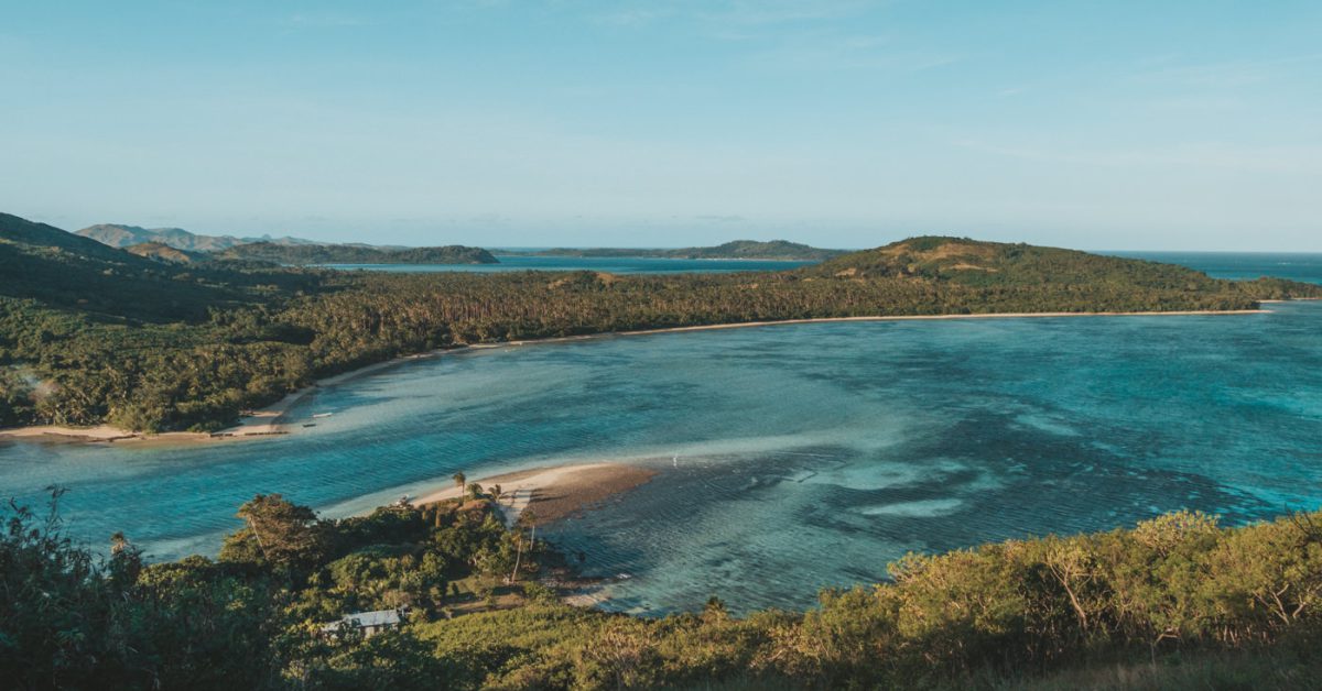 Ausblick von Goat Island, Yasawa