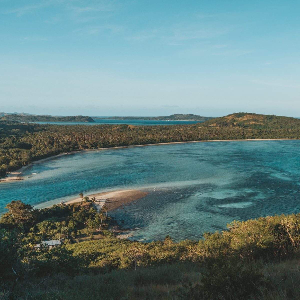 Ausblick von Goat Island, Yasawa