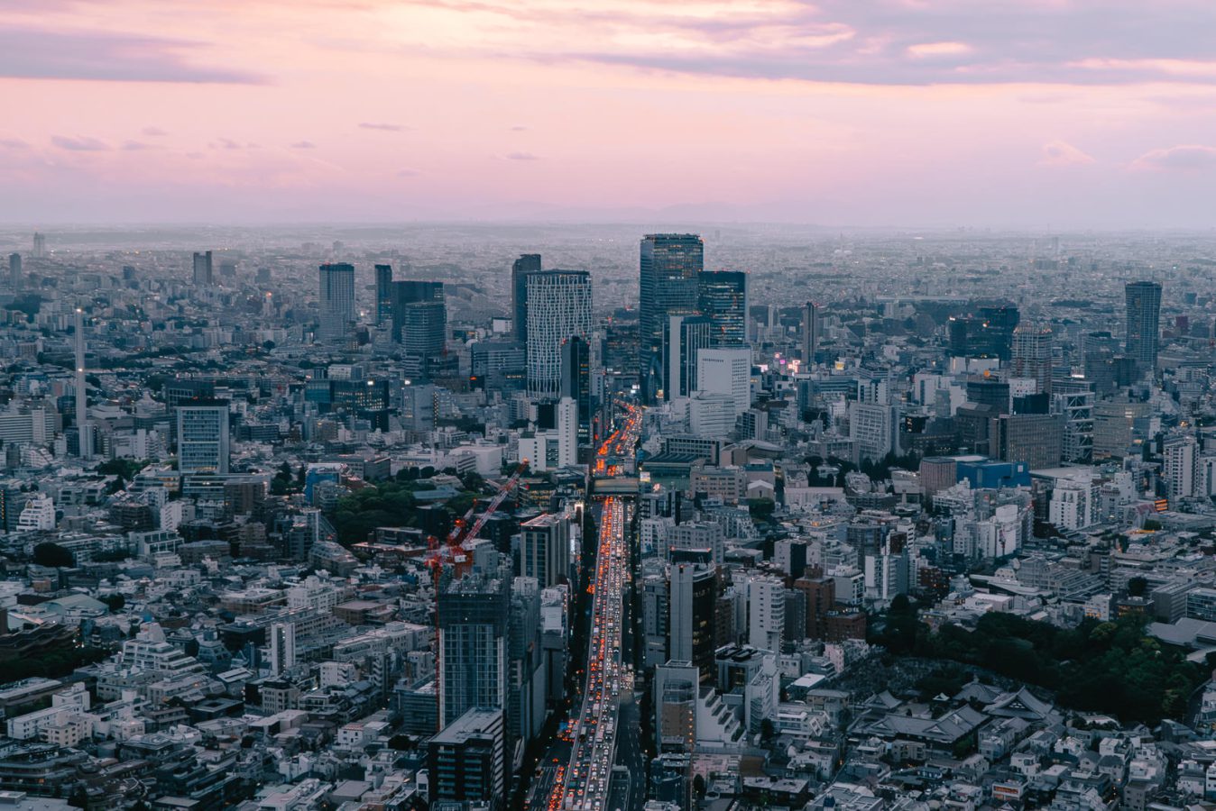 Ausblick auf Tokio