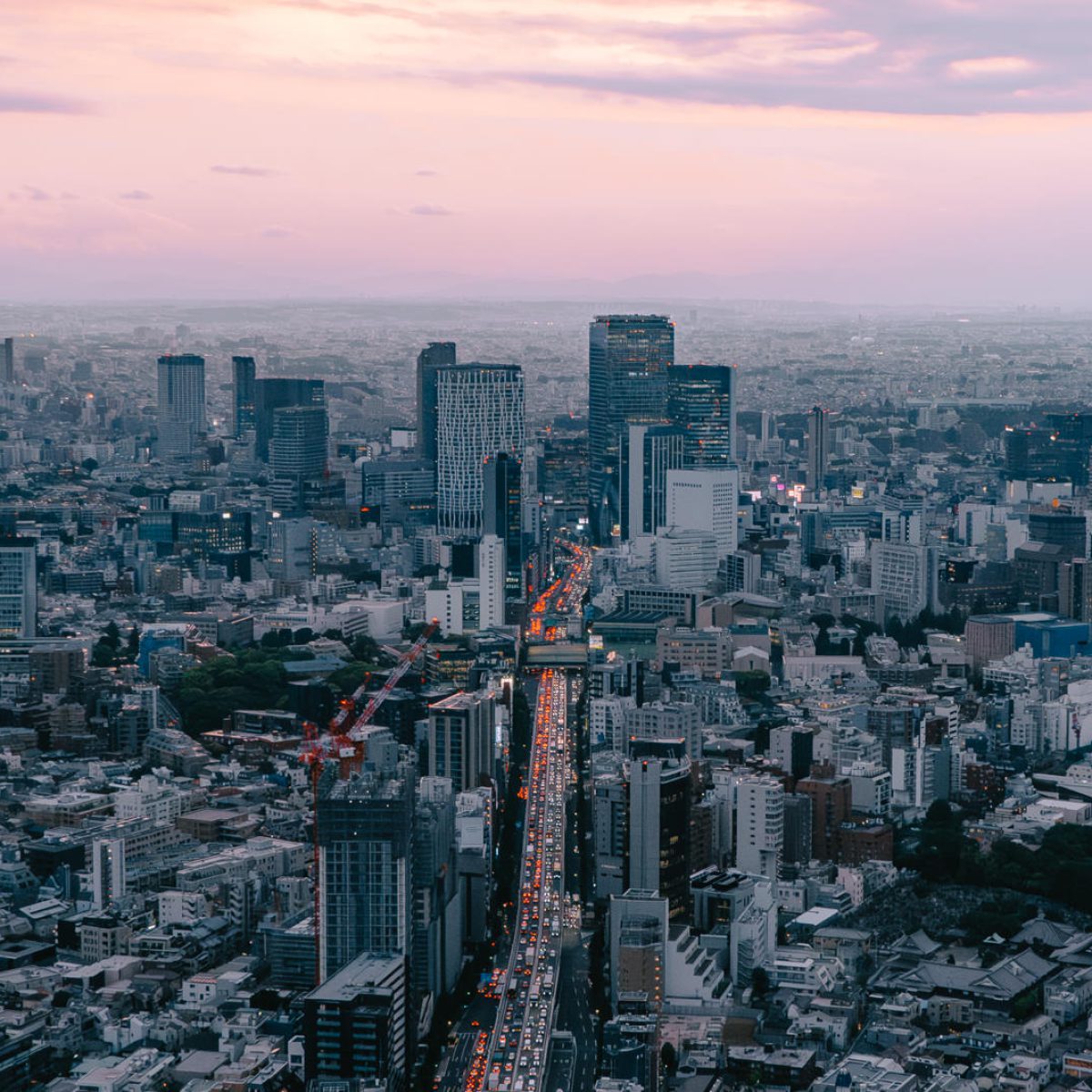 Ausblick auf Tokio