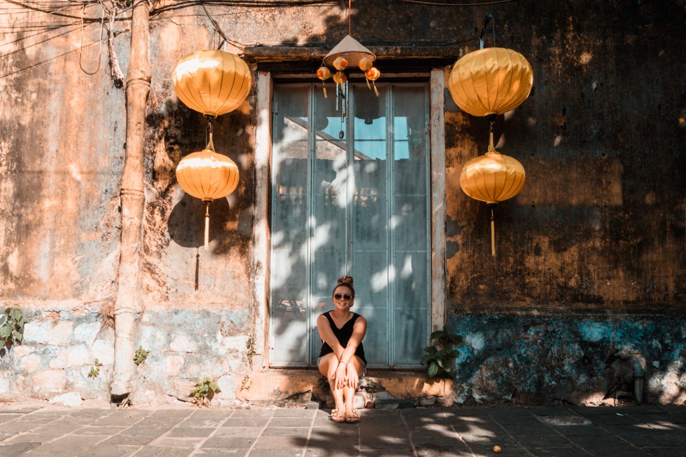 Julia in der Altstadt von Hoi An