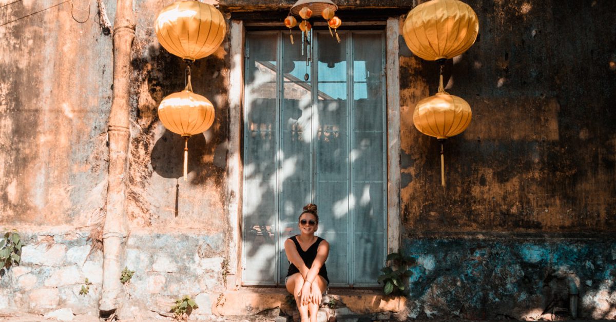 Julia in der Altstadt von Hoi An