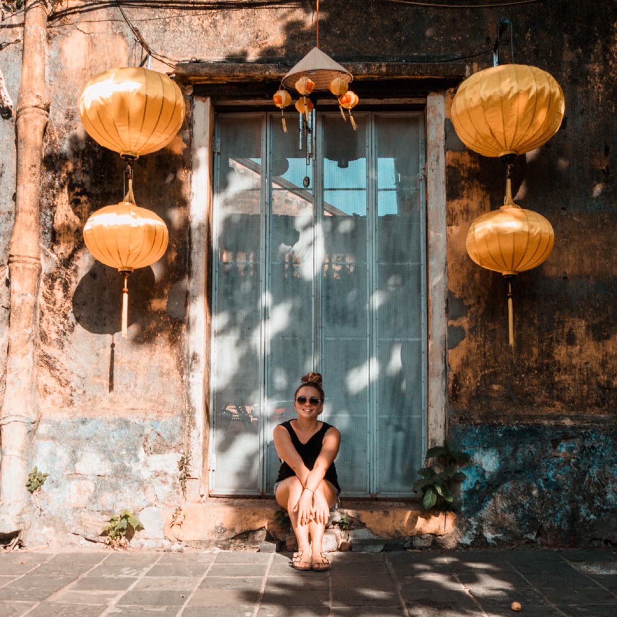 Julia in der Altstadt von Hoi An