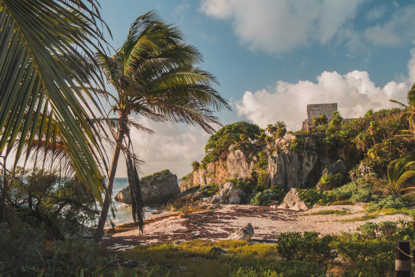 Maya Ruine in Tulum in Mexiko