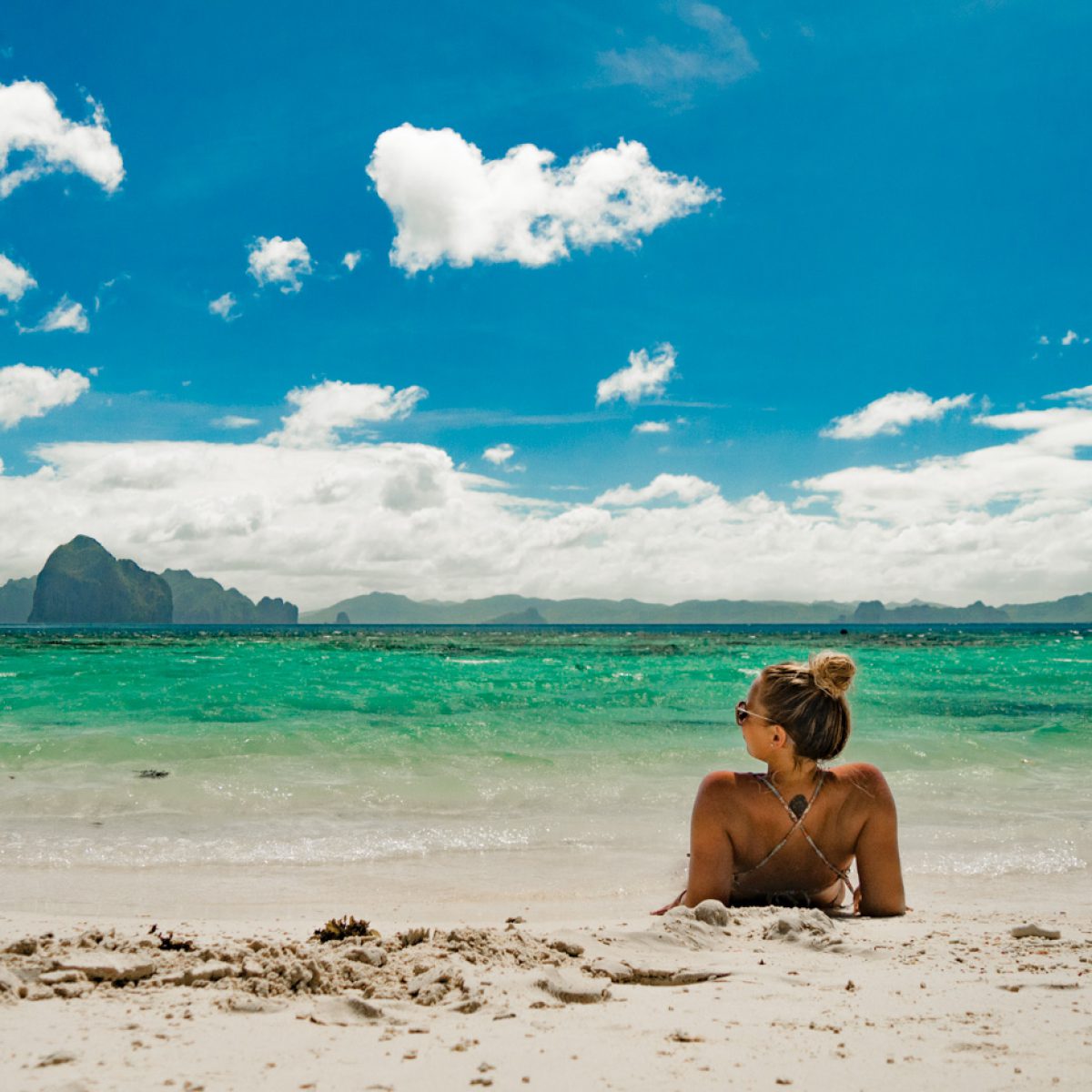 Der Papayabeach - Teil einer privaten Islandhopping Tour - El Nido, Philippinen