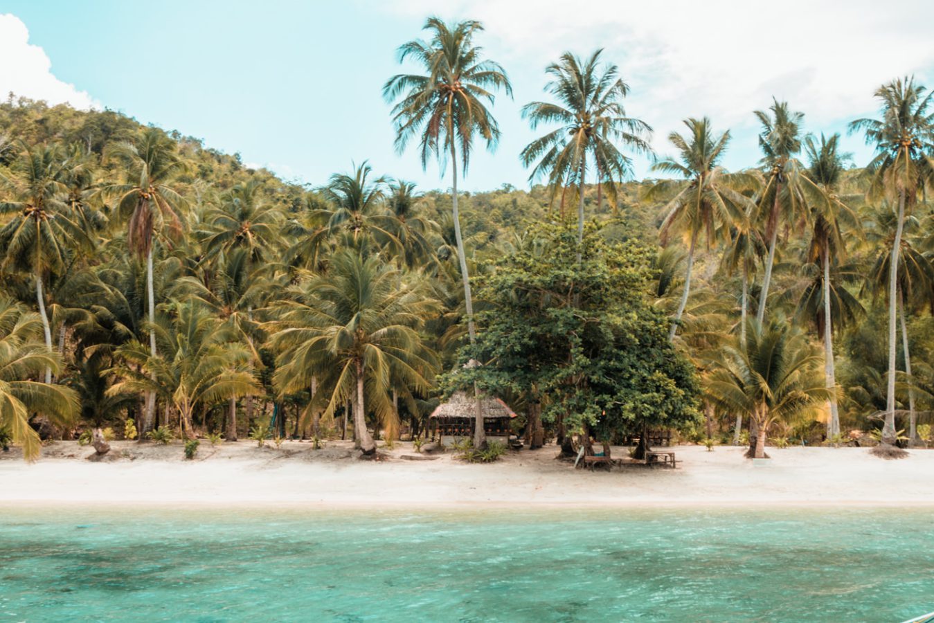 Pinas Platas Strand bei Port Barton