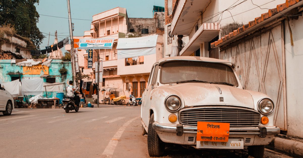 Straße in Varanasi