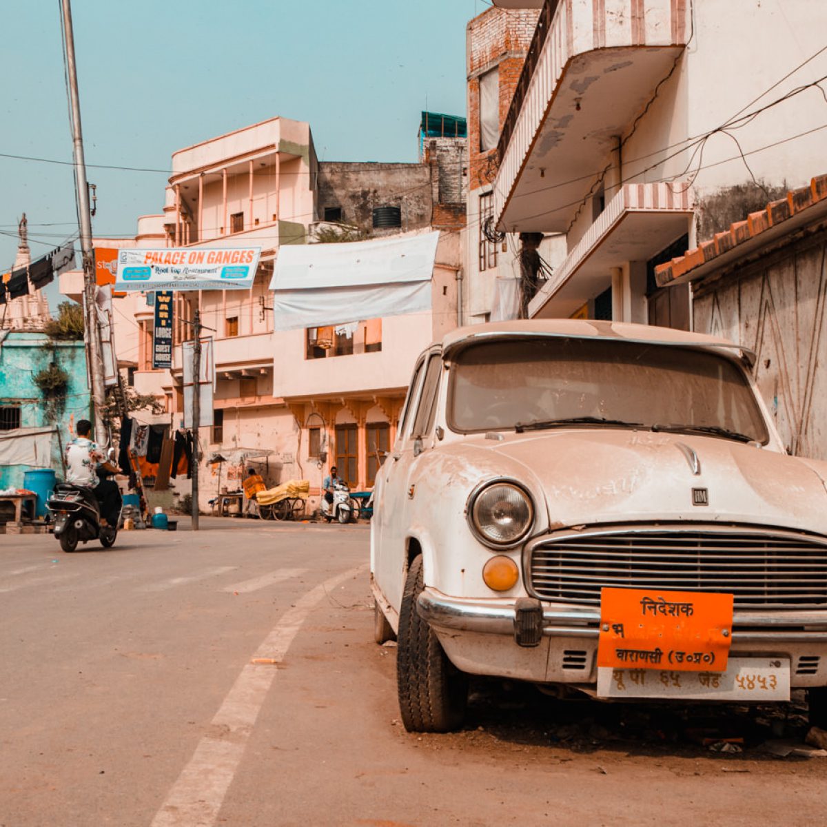 Straße in Varanasi